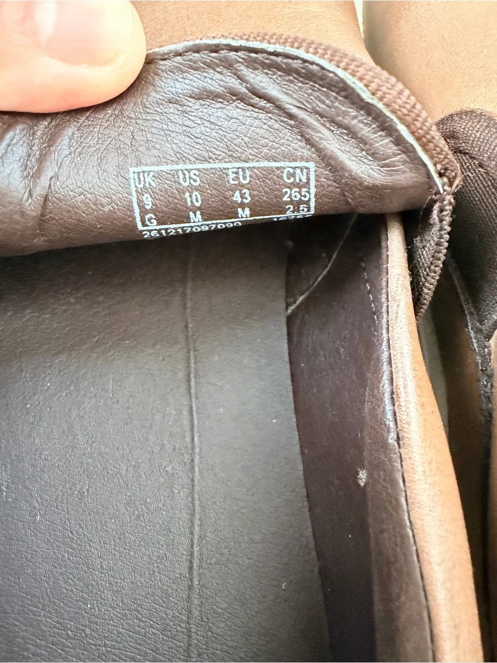 Clarks Men’s Brown Leather Slip-On Sneakers